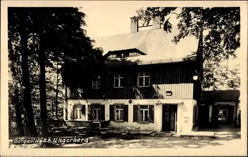 Ak Neustadt in Sachsen, Partie an der Berggaststätte Ungerberg, Fritz Thomas