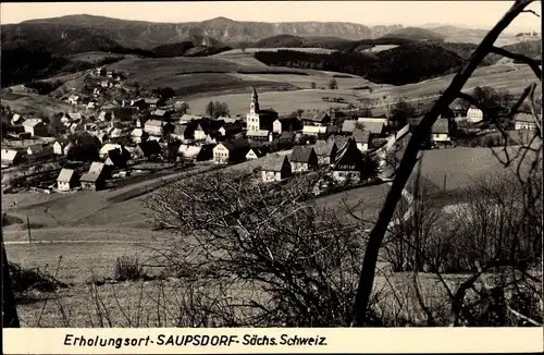 Ak Saupsdorf Sebnitz Sachsen, Gesamtansicht