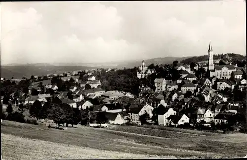 Ak Eibenstock im Erzgebirge Sachsen, Teilansicht