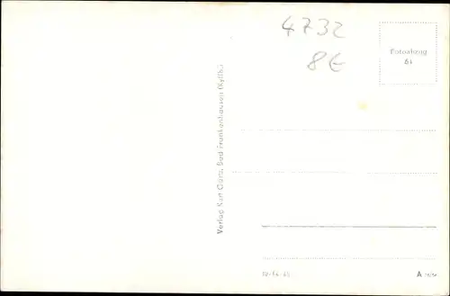 Ak Bad Frankenhausen am Kyffhäuser Thüringen, Alte Burg