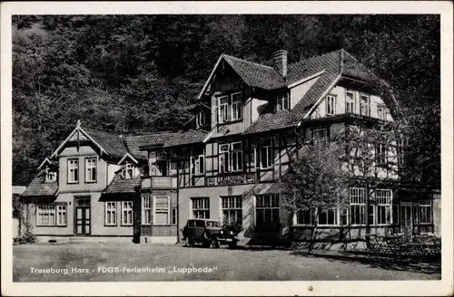 Ak Treseburg Thale im Harz, FDGB-Ferienheim Luppbode