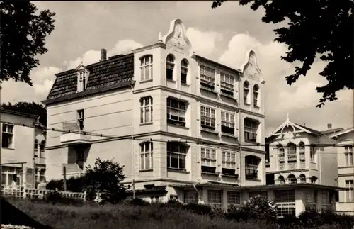 Ak Ostseebad Bansin Heringsdorf auf Usedom, FDGB Ferienheim Germania