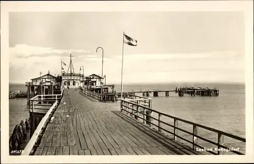 Ak Ostseebad Heringsdorf auf Usedom, Seebrücke