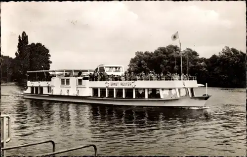 Ak Berlin Spandau Kladow, Insel Imchen, MS Ernst Reuter auf der Havel, Stern und Kreisschifffahrt