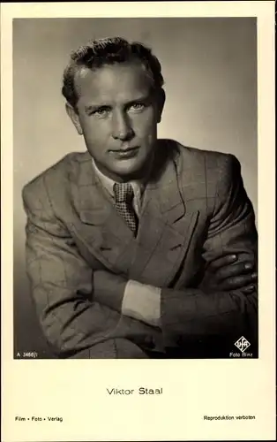 Ak Schauspieler Viktor Staal, Portrait