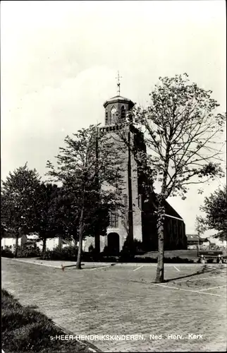 Ak 's Heer Hendrikskinderen Zeeland Niederlande, Ned. Herv. Kerk