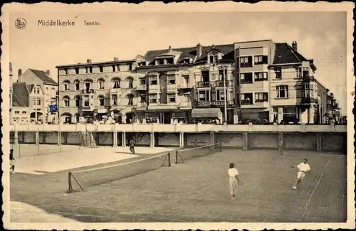 Ak Middelkerke Westflandern, Tennisplatz