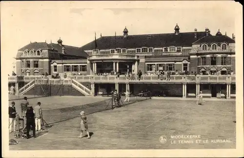 Ak Middelkerke Westflandern, Le Tennis et le Kursaal