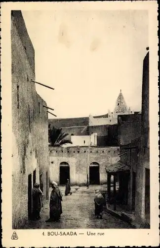 Ak Bou Saada Algerien, Une Rue