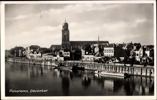 Ak Deventer Overijssel Niederlande, Panorama