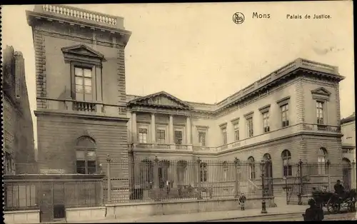 Ak Mons Wallonien Hennegau, Palais de Justice