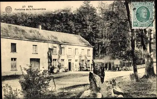 Ak Spa Wallonien Lüttich, Fontaine de la Sauveniére