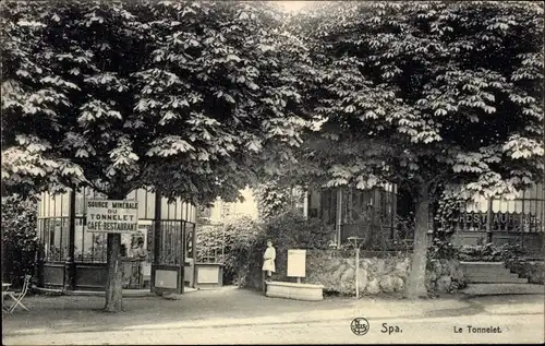 Ak Spa Wallonien Lüttich, Fontaine du Tonnelet, Source Minerale