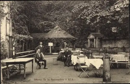 Ak Spa Wallonien Lüttich, Source de la Sauveniére
