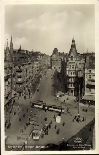 Ak Stockholm Schweden, Birger-Jarlsgatan