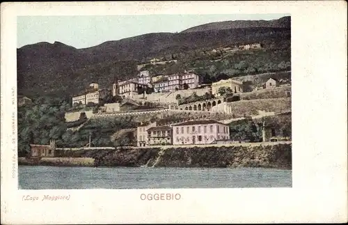 Ak Oggebbio Piemonte, Blick auf den Ort, Lagio Maggiore