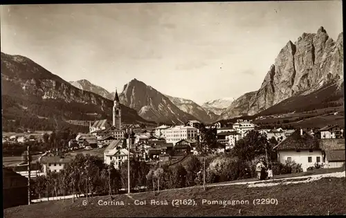 Ak Cortina d'Ampezzo Veneto, Col Rosa, Pomagagnon