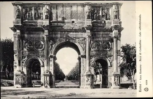 Ak Roma Rom Lazio, Toro Romano, Arco di Costantino