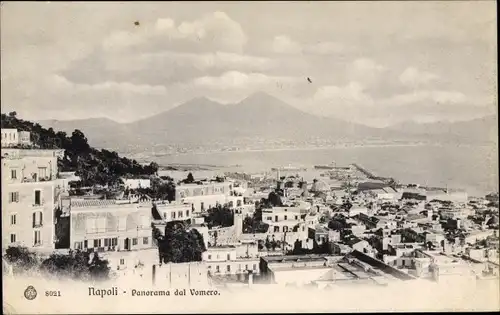 Ak Napoli Neapel Campania, Panorama dal Vomero
