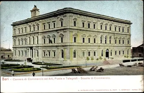 Ak Bari Puglia, Camera di Commercio ed Arti, Poste e Telegrafi, Scuole di Comm.