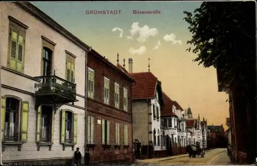 Ak Grünstadt in der Pfalz, Bitzenstraße