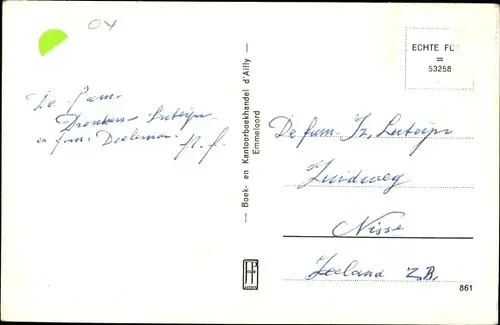 Ak Noordoostpolder Flevoland, Stadtansichten