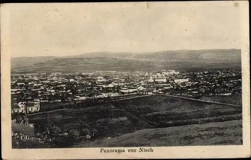 Ak Niš Nisch Serbien, Gesamtansicht