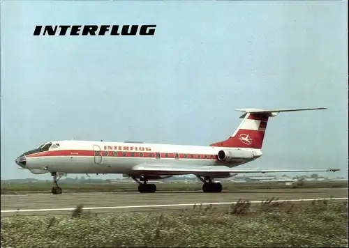Ak Passagierflugzeug Tupolew Tu-134, Interflug
