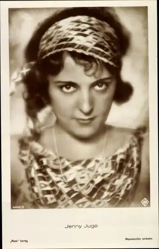 Ak Schauspielerin Jenny Jugo, Portrait