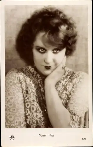 Ak Schauspielerin Mary Kid, Portrait