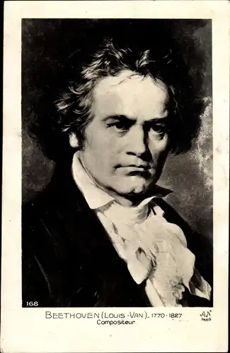 Ak Komponist Louis van Beethoven