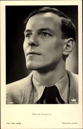 Ak Schauspieler Horst Caspar, Portrait