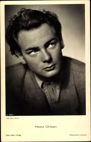 Ak Schauspieler Heinz Ohlsen, Portrait