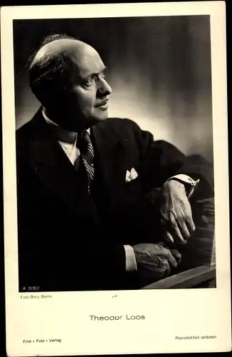 Ak Schauspieler Theodor Loos, Portrait