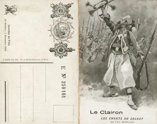 Klapp Lied Ak Le Clairon, Les Chants du Soldat, Paul Deroulede