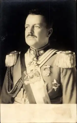 Foto Ak Mann in Uniform, Orden, Portrait