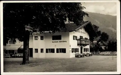 Ak Kreuth am Tegernsee Oberbayern, Gasthof zum Hirschberg