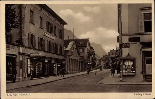 Ak Bad Reichenhall in Oberbayern, Ludwigstraße