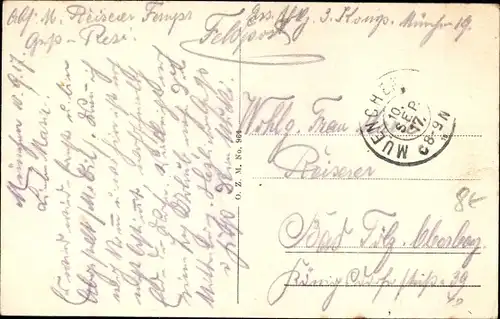 Ak München, Kriegskaserne, Winthirschule