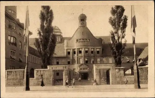 Ak München, Reservelazarett, Landsbergerstraße 124, Neues Zollhausgebäude