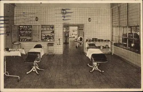 Ak Nymphenburg München Bayern, Krankenanstalt des III. Ordens, Operationssaal