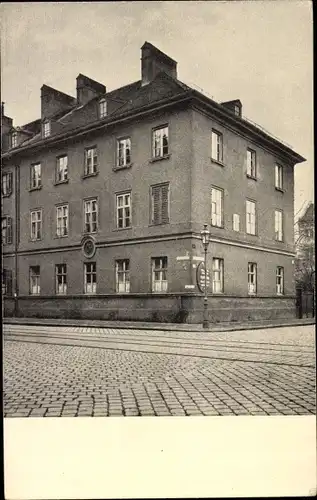 Ak München, Gabelsbergers Wohnhaus an der Gabelsbergerstraße