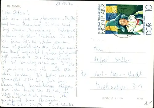 Ak Görlitz in der Lausitz, Altstadt mit Peterskirche