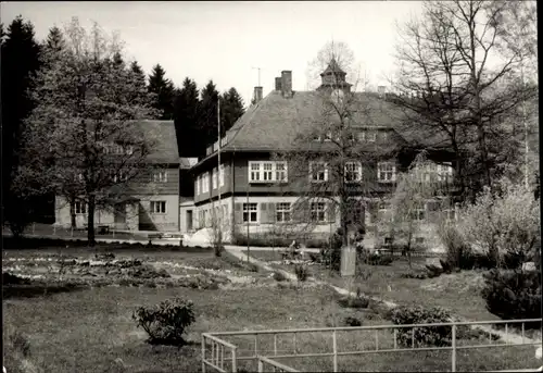 Ak Neudorf Sehmatal im Erzgebirge, Kindergenesungsheim Bethlehemstift, Außenansicht