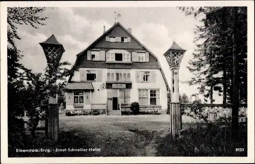 Ak Eibenstock im Erzgebirge Sachsen, Ernst-Schneller-Heim