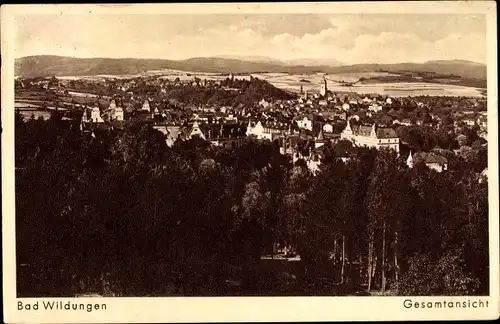 Ak Bad Wildungen in Nordhessen, Gesamtansicht