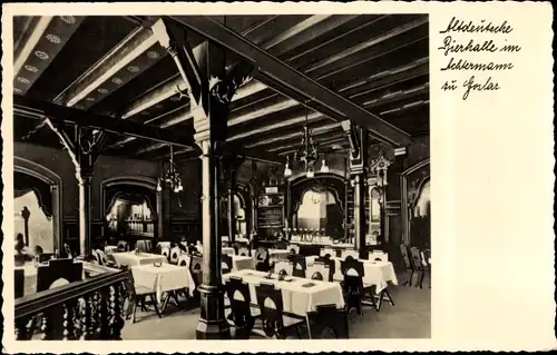 Ak Goslar am Harz, Altdeutsche Bierhalle Zum Achtermann