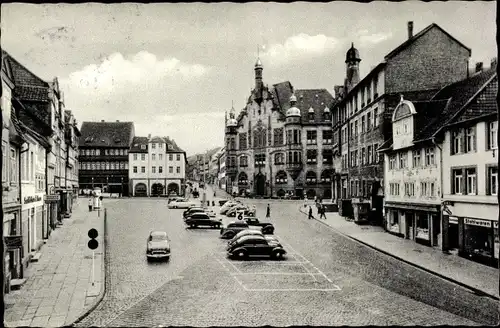 Ak Helmstedt in Niedersachsen, Am Markt