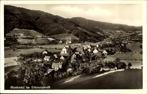 Ak Glottertal im Schwarzwald, Panorama