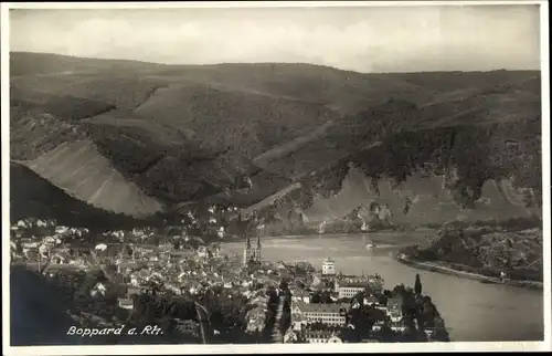 Ak Boppard am Rhein, Panorama